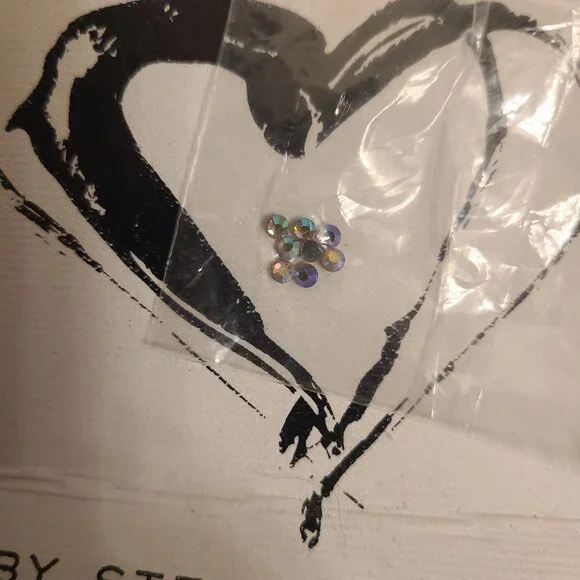 Steve Madden Rhinestone Flats (Very low heel) I-Dreemy Blush Mult Size 9.5 - Picture 4 of 16